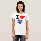 T-shirt I Heart 405 (Devant entier)