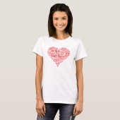 T-shirt I Heart Adoption Femme Ringer Tee (Devant entier)