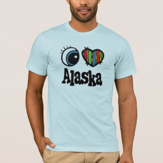 T-shirt I Heart (Amour) Alaska