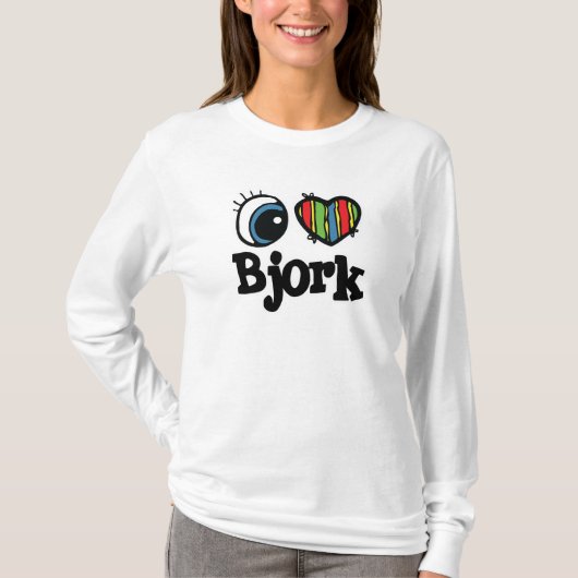 T-shirt I Heart (Amour) Bjork (Devant)