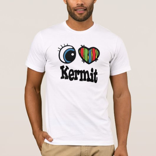 T-shirt I Heart (Amour) Kermit (Devant)