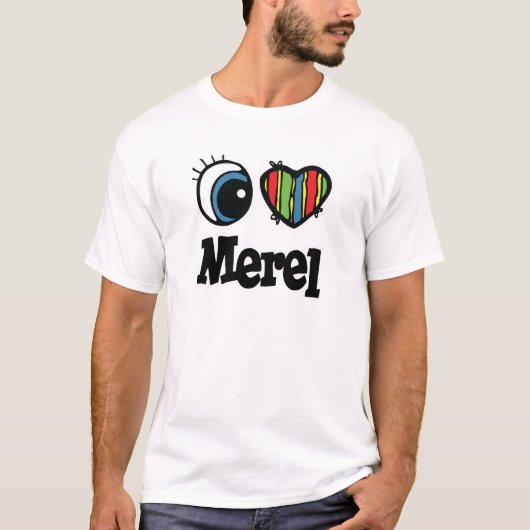 T-shirt I Heart (Amour) Merel (Devant)