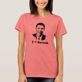 T-shirt I Heart Barack (Devant)
