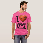 T-shirt I Heart Basketball (Devant entier)