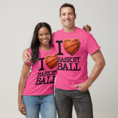 T-shirt I Heart Basketball (Unisexe)
