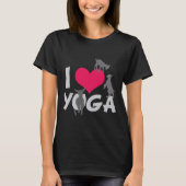 T-shirt I HEART CHAT YOGA | GetYerGoat™ (Devant)