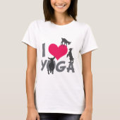 T-shirt I HEART CHAT YOGA | GetYerGoat™ (Devant)
