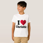 T-shirt I Heart Chris Christie (Devant entier)