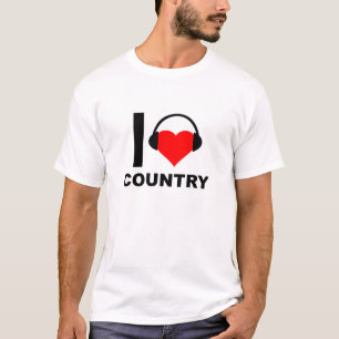 T-shirt I Heart Country Funny