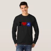 T-shirt I Heart Curling (Devant entier)