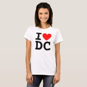 T-shirt I Heart DC (Devant entier)