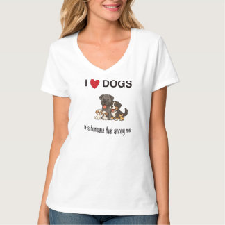 T-shirt I heart dogs
