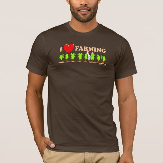 T-shirt I Heart Farming (Devant)