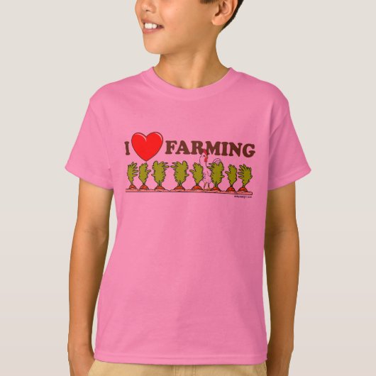 T-shirt I Heart Farming (Devant)