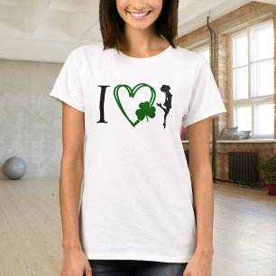T-shirt I Heart Irish Dance - Hard Shoe Irish Dancer