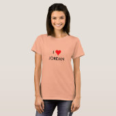 T-shirt i heart jordan (Devant entier)