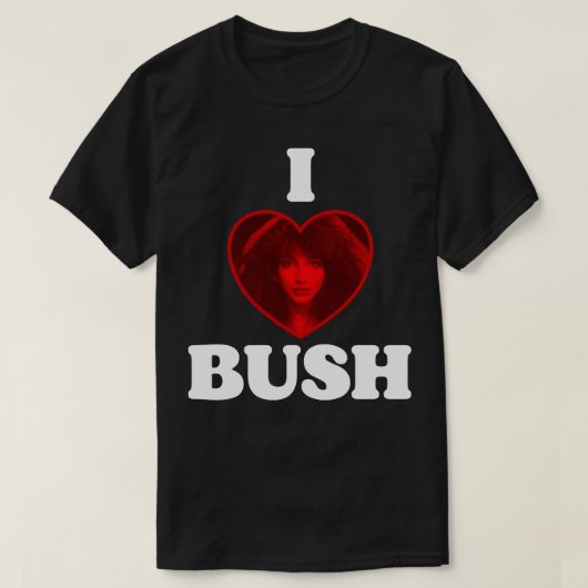T-shirt I Heart Kate Bush 1 (Design devant)