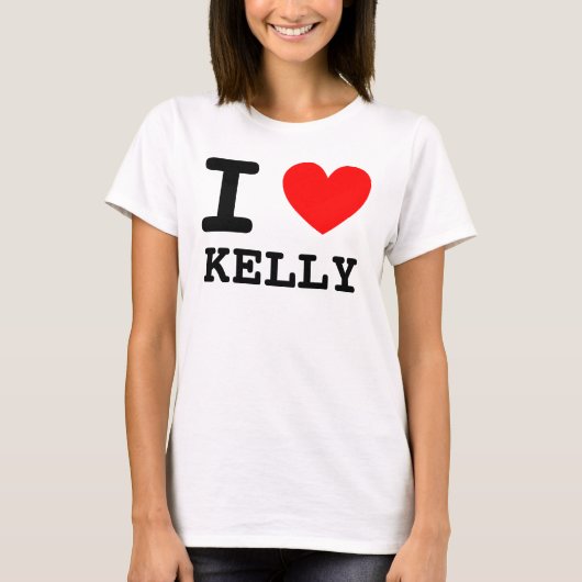 T-shirt I Heart KELLY (Devant)