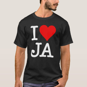 T-shirt I Heart Love Ja 2