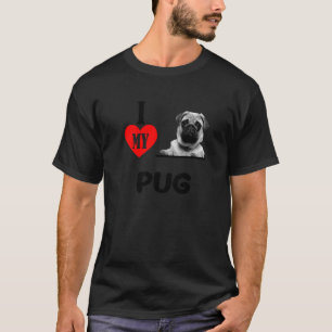 T-shirt I Heart Love My Carlin Dog's Owner Carlin