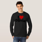 T-shirt I Heart Love Olivia Liv Olive (Devant entier)