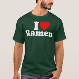 T-shirt I Heart Love Ramen Nouilles Japonaises 430