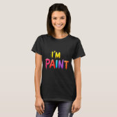 T-shirt I Heart Love To Finger Paint I'm Paint Cute Couple (Devant entier)