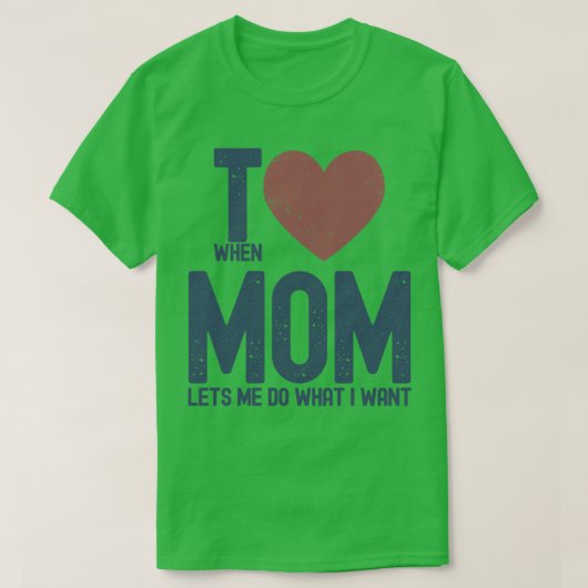 T-shirt I Heart Maman (Design devant)