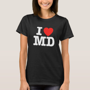 T-shirt I Heart Maryland (MD) Love Premium