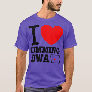 T-shirt I Heart ming Iowa