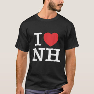 T-shirt I Heart NH Love New Hampshire