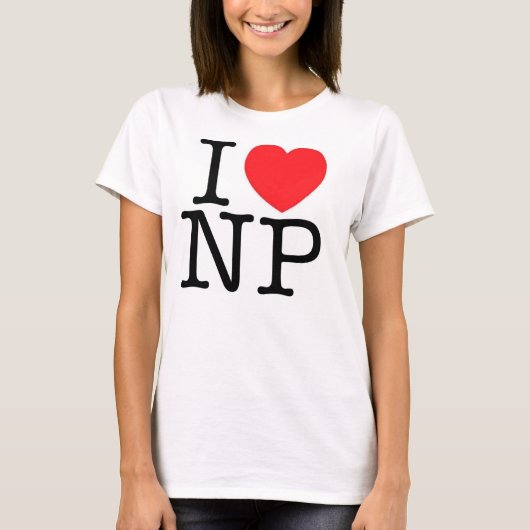 T-SHIRT I *HEART* NP (Devant)