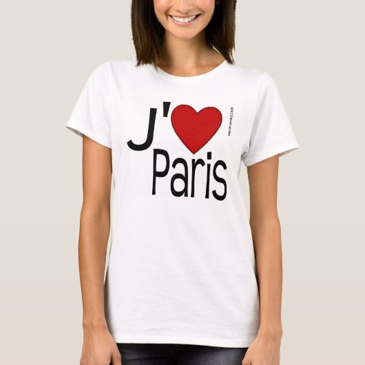 T-shirt I Heart Paris (Devant)