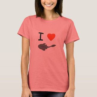 T-shirt I Heart Plecostomuses Ringer Shirt