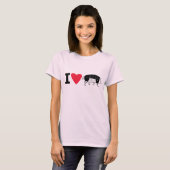 T-shirt i heart pork tee (Devant entier)