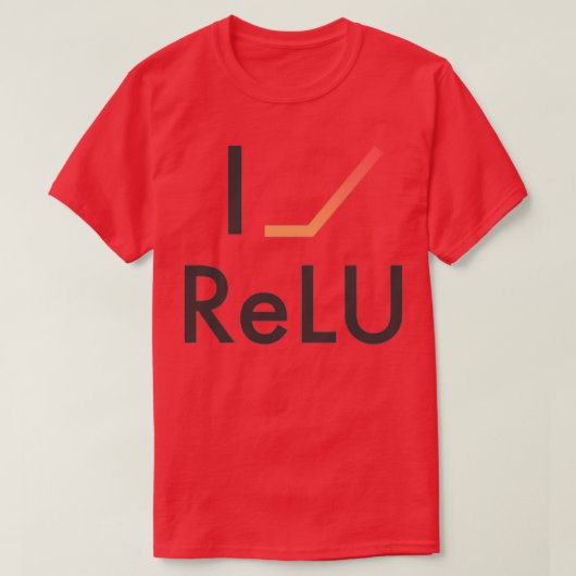 T-shirt I Heart ReLU (Design devant)