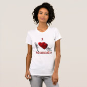 T-shirt I Heart Savannah Chat (Devant entier)