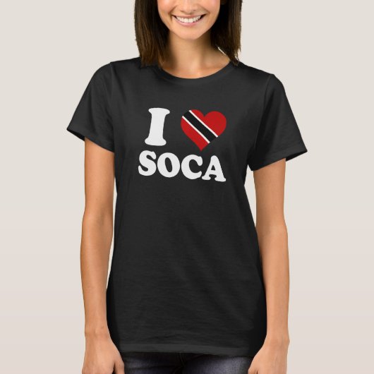 T-shirt I heart Soca (Devant)