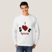 T-shirt I Heart Sports (Devant entier)