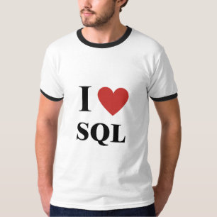 T-shirt I Heart SQL