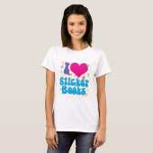 T-shirt I Heart Sticker Livres Enfance Nostalgie Moto (Devant entier)