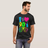 T-shirt I Heart The Nineties 1990's 90 (Devant entier)