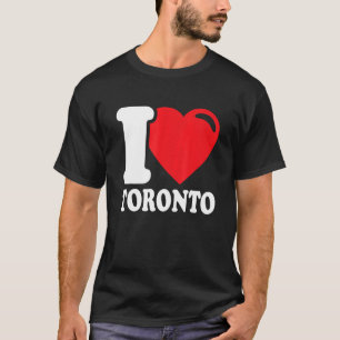 T-shirt I Heart Toronto Beautiful Canadian City I Love Tor