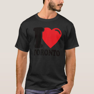 T-shirt I Heart Toronto Beautiful Canadian City I Love Tor
