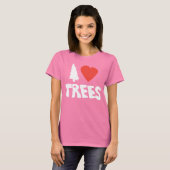 T-shirt I Heart Trees (Devant entier)