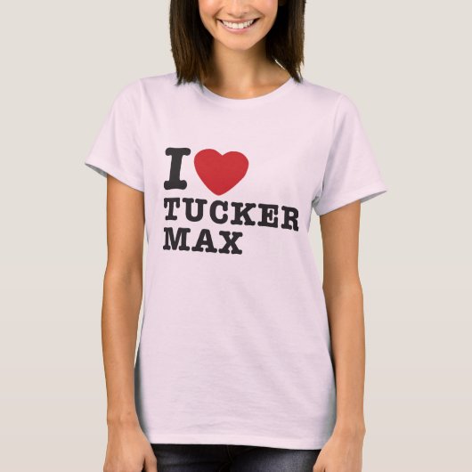 T-shirt I Heart Tucker Max 02 (Devant)