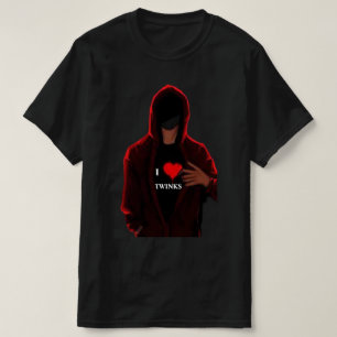 T-shirt « I Heart Twinks, LGBTQ+ Gay Daddy »