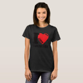 T-shirt I Heart Vancouver Beautiful Canadian City I Love V (Devant entier)
