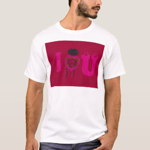 T-shirt I Heart You Nakupenda Sana Heureuse Sainte-Valenti