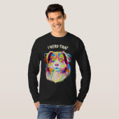 T-shirt I Herd That Australian Shepherd Animal Pun Aussie (Devant entier)
